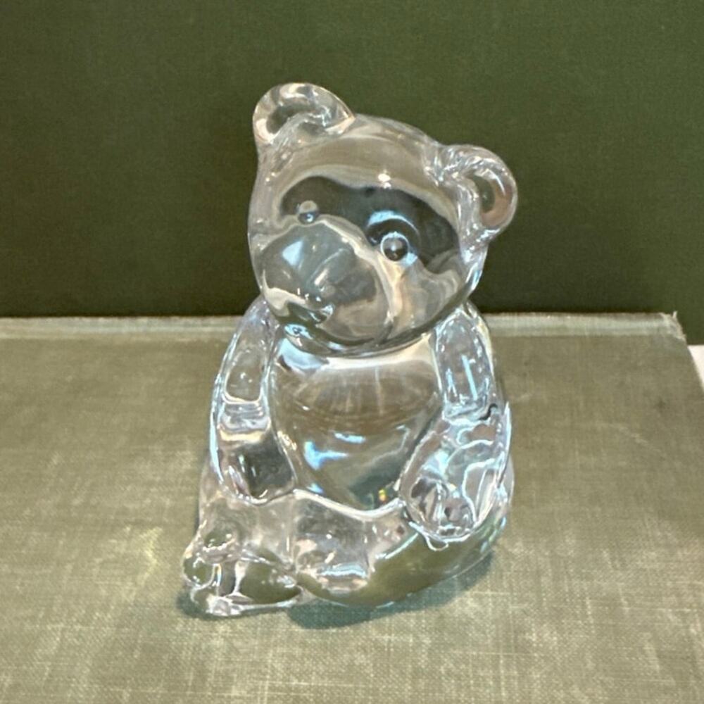 Princess House Crystal Bear • 24% Lead Crystal • Germany • 3.25”